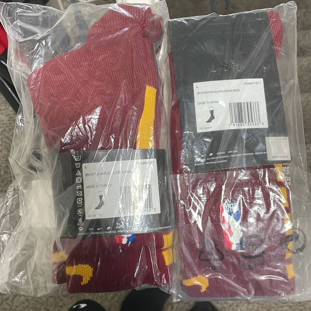NBA Cavaliers socks brand new